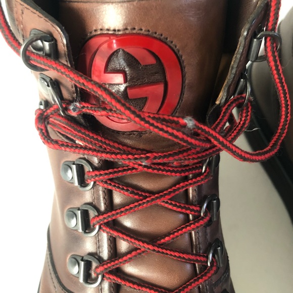 Gucci Men’s Hiking Boot Style Sneaker Shoes - Picture 6 of 8
